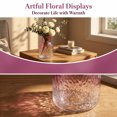thumbnail image 5 of Unique Bargains Modern Geometric Wide Mouth Thickened Flower Vase Purple 5.3"x5.3"x8.3", 5 of 6