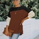 thumbnail image 1 of Suéter De Invierno, Suéter Casual Diseño De Empalme Suéter De Estilo Suelto Cómodo Transpirable Para Vacaciones Para La Vida Diaria, 1 of 8