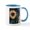 White/Blue Inside, variant on CafePress - Sunflower Life Mugs - 11 oz Ceramic Mug - Novelty Coffee Tea Cup
