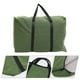 thumbnail image 3 of Bolsa de lona de viaje de gran capacidad, bolsa de lona para equipaje de viaje, bolsa de lona grande, verde oliva, 3 of 8