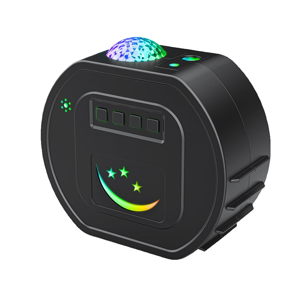 Private Jungle Christmas Projection Lamp, Projection Lamp with Bluetooth Music and Remote Control, Black