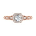 thumbnail image 3 of 3/4 Carat Cushion cut Diamond Engagement Ring in 10K Rose Gold - IGI Certified (Ring Size 10), 3 of 7