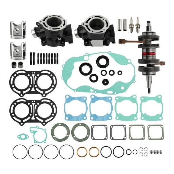 maXpeedingrods Complete Cylinder Piston Rings, Engine Rebuild Gaskets Seal Kit Top End Kit for Yamaha Banshee 350 1987-2006, Replacement for 29L-11400-30-00 29L-11400-21-00