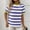 Yellow, variant on Womens Summer Tops 2025 Crewneck Short Sleeve Striped T Shirts Casual Loose Lightweight Color Block Basic Tee