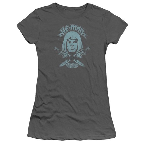 Masters Of The Universe - He Man - Juniors Teen Girls Cap Sleeve Shirt - Medium