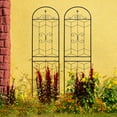 thumbnail image 3 of 2 Pack Metal Garden Trellis 86.7"H x 19.7"L Rustproof Trellis for Climbing Plants Outdoor Flower Support, 3 of 7