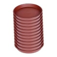 thumbnail image 4 of 12 piezas de 11.81 "Bandejas de plantas de planta para macetas para plantas para exteriores Rojo, 4 of 8