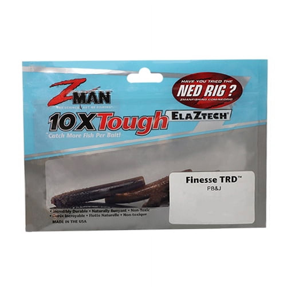 (2 pack) Z-Man Finesse TRD Lures 2.75" Creature Bait, PB&J