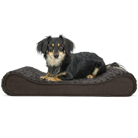 UPC: 0842229104455 | FurHaven Pet Products Ultra Plush Luxe Lounger Orthopedic Pet Bed for Dogs & Cats – Chocolate Medium