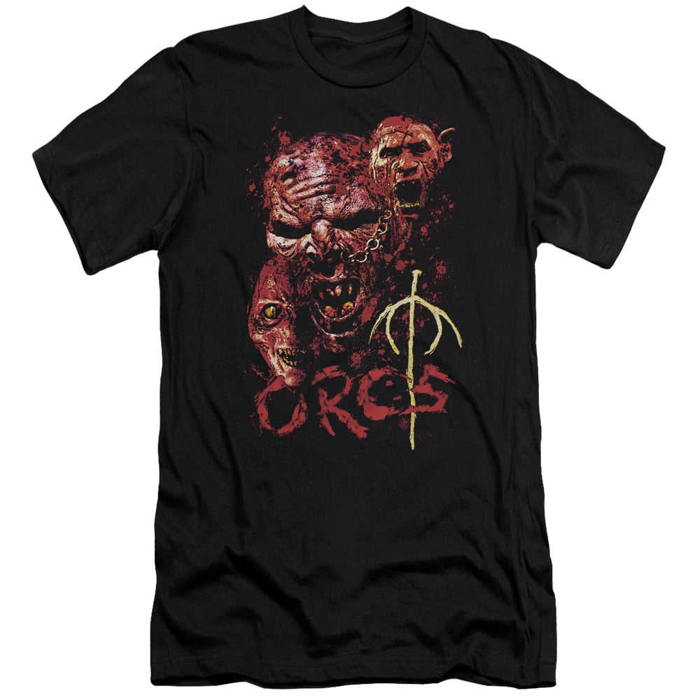 Time of The Orc Adult Ringer T Lor Shirt L