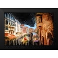 thumbnail image 2 of Bolokofsky, Ronald 18x13 Black Modern Framed Museum Art Print Titled - Evening On the Canal, 2 of 5