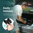 thumbnail image 6 of COSYWILL Steerable Knee Scooter,Economy Knee Walker,All Terrain Foldable Medical Scooter for Foot Injuries Crutches Alternative,Black, 6 of 10