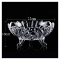 thumbnail image 2 of 2 piezas de estilo doméstico, mesa de centro moderna for sala de estar, plato de aperitivos, plato de fruta de cristal for dormir creativo, plato de fruta grande transparente con pulverizador, 2 of 6