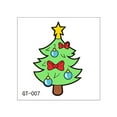 thumbnail image 2 of Christmas DecorStickers2021 Cross-border New Children's Christmas Luminous Tattoo Sticker Face Sticker Snowflake Waterproof Luminous Tattoo StickerHousehold stickers, 2 of 4