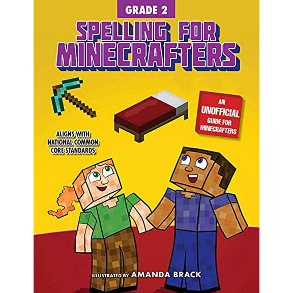 Pre-Owned Spelling for Minecrafters: Grade 2, 9781510737662, 1510737669, Paperback, Illustrated edition