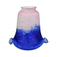 thumbnail image 2 of 5.5"W Fluted Pink And Blue Shade, 2 of 2