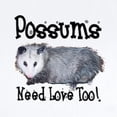 thumbnail image 2 of CafePress - Possums Need Love Infant Bodysuit - Baby Light Bodysuit, Size Newborn - 24 Months, 2 of 4