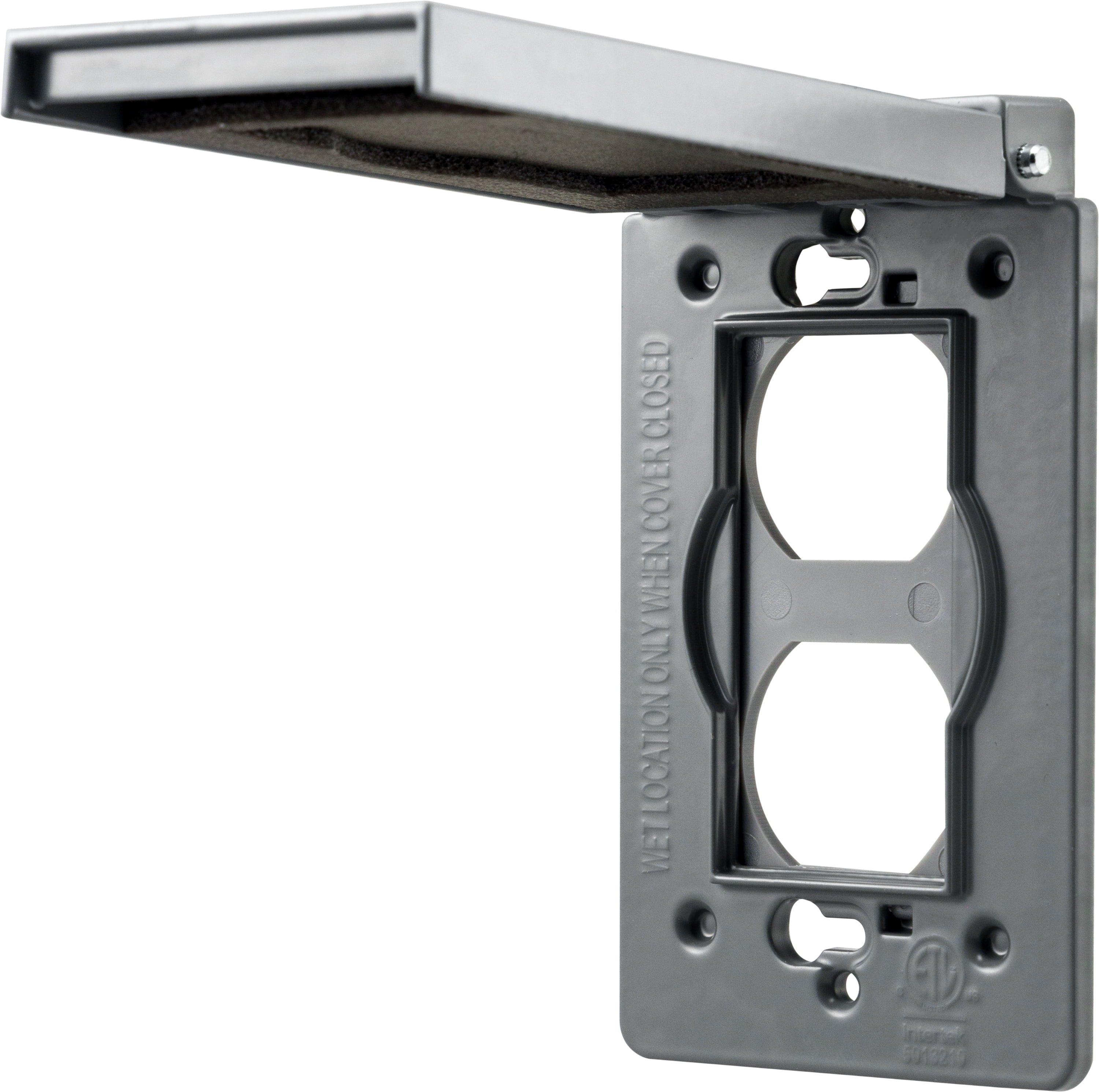 UltraPro Outdoor Metal Electrical Outlet Cover, Weather Resistant, 4.9-in