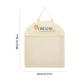 thumbnail image 4 of Popular Picks, Underwear Socks Storage Hanging Bag, Wardrobe Hanging Net Door Behind Shelf, Dormitory Underwear Storage Magic Bag, Set of 2 Setup | 100%Polyester, A, Blaxill, 4 of 8