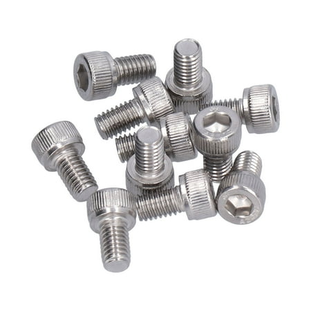 

Hex Socket Screws High Strength 30Pcs Hardware Fasteners M6 Screw For Machinery Processing For Automobile Repairing M6x16