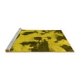 thumbnail image 2 of Ahgly Company Machine Washable Indoor Rectangle Abstract Yellow Modern Area Rugs, 2' x 3', 2 of 4