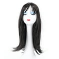 thumbnail image 4 of Peluca Larga, Correa Ajustables de Peluca Larga de Peluca Segura Moda Con Flequillo para Damas, 4 of 7