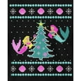 thumbnail image 4 of Old Glory Youth Mermaid Tree Ugly Christmas Sweater Long Sleeve Sweatshirt, 4 of 6
