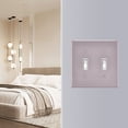 thumbnail image 5 of Dailycode Light Switch Plate Covers 2 Gang Wall Plate Plastics Outlet Covers for Kitchen Home Office Decor Grayish Lavender, 5 of 8