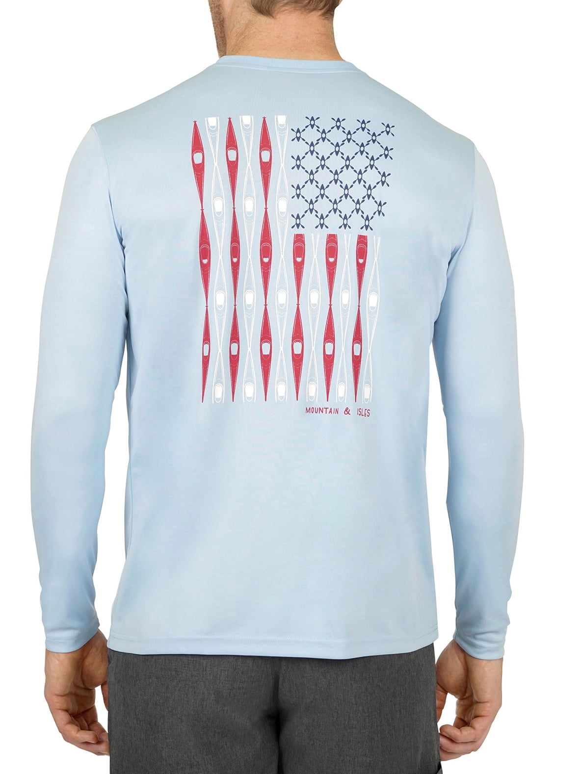 MOUNTAIN AND ISLES Men's Long Sleeve Sun Protection Shirt