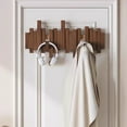 thumbnail image 6 of Natural Wood Wall Mounted Piano Coat Rack, Coat Rack Wall Mount, Coat Rack Wall Mounted Sticks Multi Rack Solid Handmade, Entryway Wall Art Hook, for Coats Bag Hat Umbrella, 6 of 8