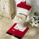 thumbnail image 1 of Sunny Juego de 3 piezas Funda para asiento de inodoro Tapa para tanque de agua Alfombrilla Decoración para el baño Juego de Papá Noel, 1 of 5