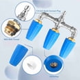 thumbnail image 3 of Boquilla Turbo Para Lavadora A Presión, Conector Rápido De 1/4 De Pulgada, Boquilla Turbo 3 En 1 Giratoria De 360 ​​​​grados, Anticorrosiva Para Máquina De Limpieza, 3 of 7