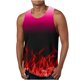thumbnail image 1 of Hombres Casual Gradación Impresión Suéter Cuello Redondo Tanque Deportivo, 1 of 4