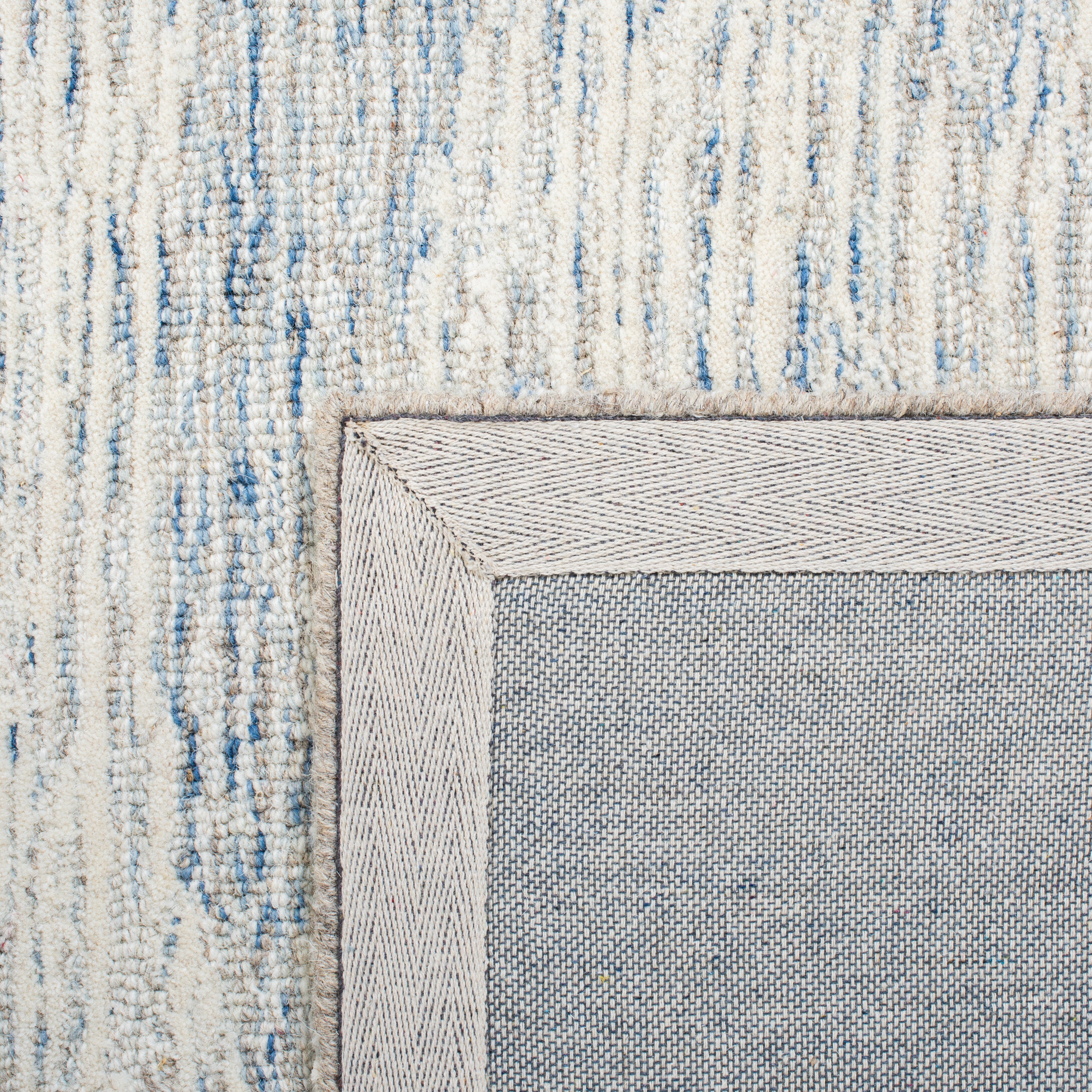 SAFAVIEH Metro Bridget Abstract Area Rug, Light Blue/Ivory, 4' x 6'