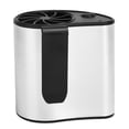thumbnail image 1 of Ventilador de cintura USB, ligero y compacto, con ajuste de viento de 3 velocidades, para pesca, running, camping, color gris plateado, 1 of 12