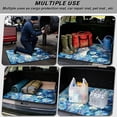 thumbnail image 3 of COEQINE Cargo Liner for Dogs, Cute Trunk Floor Mat Durable Pet Cargo Mat for Cats, Auto Interior Accessories Decor with Non-slip Backing, Watercolor Cat Daisy Blue, 3 of 7