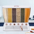 thumbnail image 5 of 6-Grid Rice Dispenser Kitchen Dry Food Dispenser Grain Container Food Storage, 5 of 16