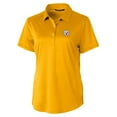 thumbnail image 2 of Women's Cutter & Buck Gold Pittsburgh Steelers Prospect Textured Stretch Polo, 2 of 3