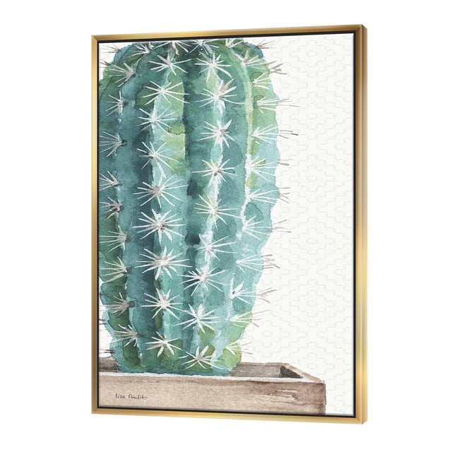 Mixed Green Element I - Cottage Framed Canvas