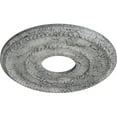 thumbnail image 3 of Ekena Millwork 12 1/8"OD x 3 5/8"ID x 3/4"P Valeriano Ceiling Medallion (Fits Canopies up to 6 1/4"), Hand-Painted Ultra Pure White Crackle, 3 of 6