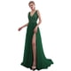 thumbnail image 1 of Vestido elegante de mujer con lentejuelas divididas, sexy, escote en V, sin espalda, vestido de noche, 1 of 6