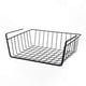 thumbnail image 1 of Black Multifunctional Under Cabinet Organizer Shelf for Space Saving Home Storage Rack, 1 of 5
