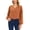 Orange, variant on Swiss Dot Tops for Women Lantern Sleeve V Neck Chiffon Blouses Casual Work Shirts (Green, L)