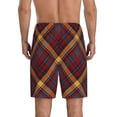 thumbnail image 6 of KLL Buffalo Check Plaid for Men's 1-Pack Shorts,Sleep Pajama Shorts for Men Soft Pj Shorts Men's Pajama Bottoms Sleepwear -Medium, 6 of 7