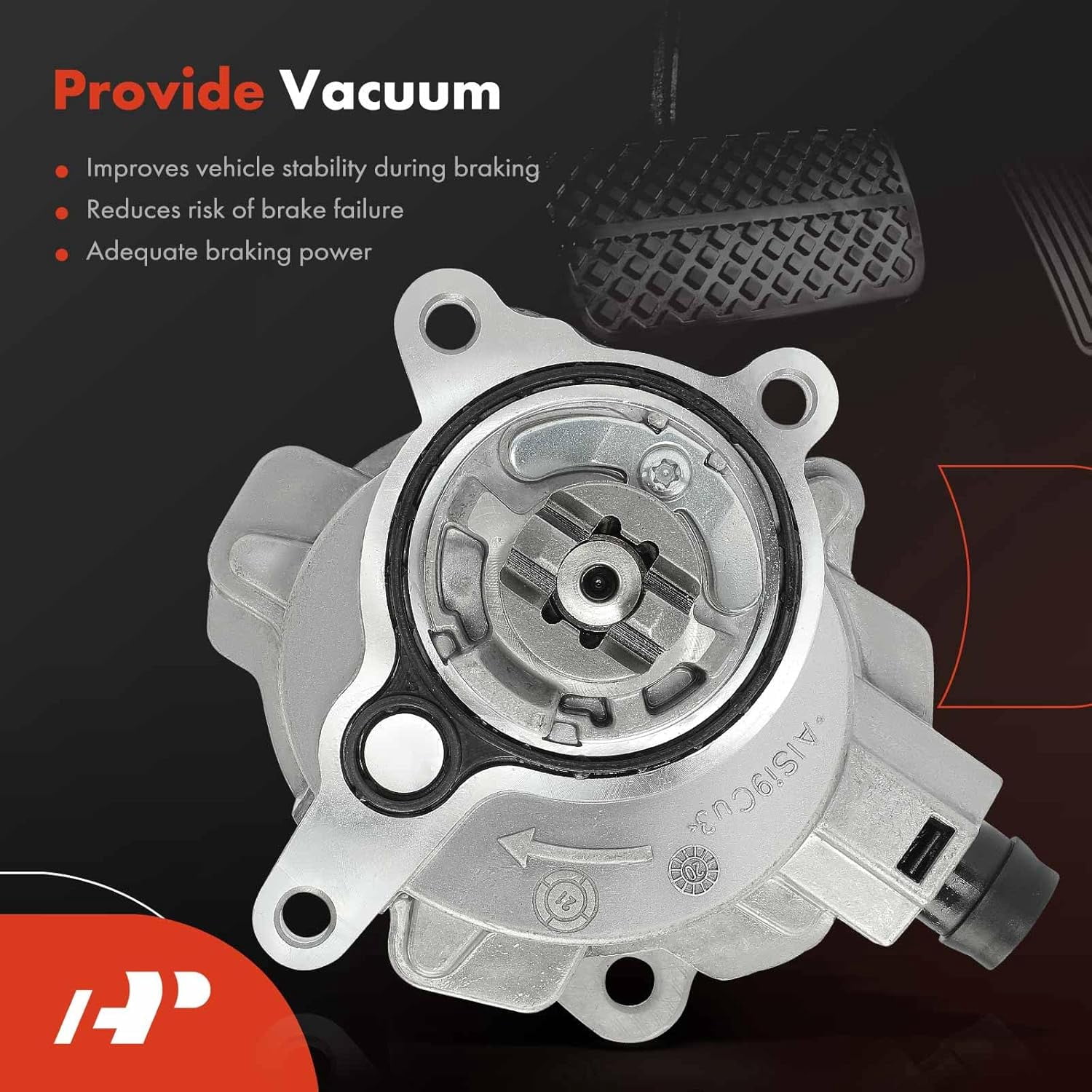 A-Premium Vacuum Pump Compatible with Select Ford and Lincoln Models - Explorer 2012-2019, Escape 2013-2018, Fusion 2013-2020, Focus 2013-2014, Edge 2012-2018, Mustang, Taurus & MKZ, MKT, MKC