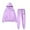 Light Purple, variant on Women Sweatsuits Sets - Long Sleeve Hoodie With Sweatpants Womens Matching Sets Fall Womens Activewear Sets