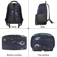 thumbnail image 5 of KUIFORTI Blue Bubble Tea Axolotl Print Kids School Backpack Large Capacity Comfortable Bookbag with Side Pockets for Elementary Primary Middle Students Back to School Gifts, 5 of 7