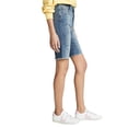 thumbnail image 2 of DL1961 Women's Jerry Bermuda High Rise Vintage Straight Shorts, Hooper, 27, 2 of 4