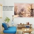 thumbnail image 1 of Modern Magnetic Sawdust Photo Frame, Magnet Sawdust Photo Frame Scroll Prints Artwork Hanger DIY Poster Scroll Hanger for Home Decoration, 1 of 7
