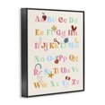 thumbnail image 4 of Stupell Industries Fun Alphabet Chart Novelty Painting Black Framed Art Print Wall Art, 24 x 30, 4 of 10